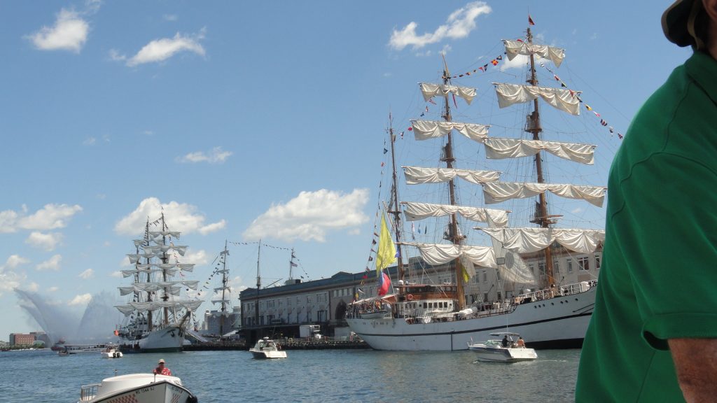 Fire Boat at fish pier